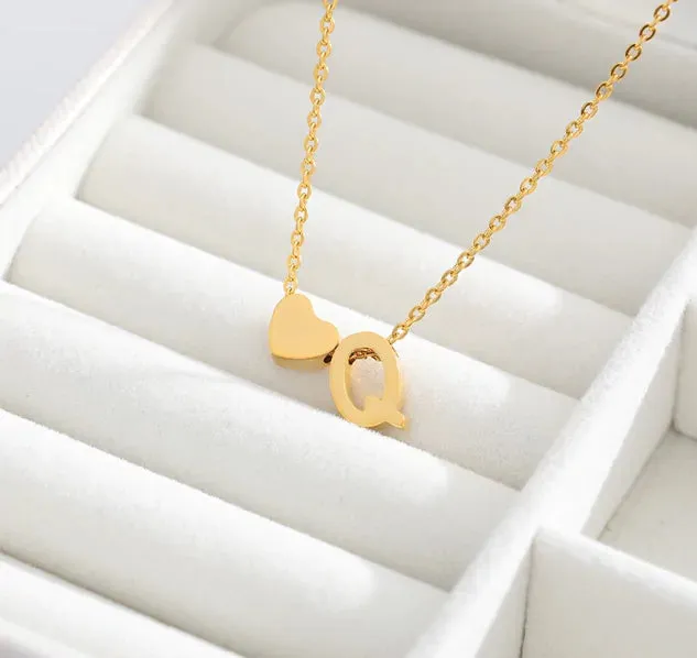 Initial Letter Necklaces