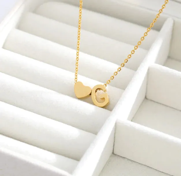 Initial Letter Necklaces