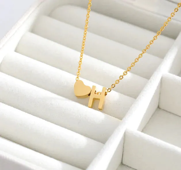 Initial Letter Necklaces