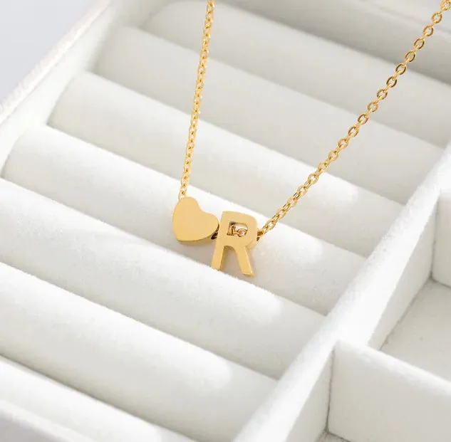 Initial Letter Necklaces