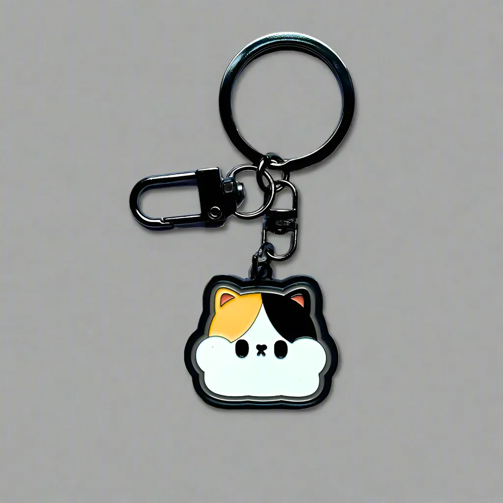 KENJI Lucky Cat Enamel Keyring