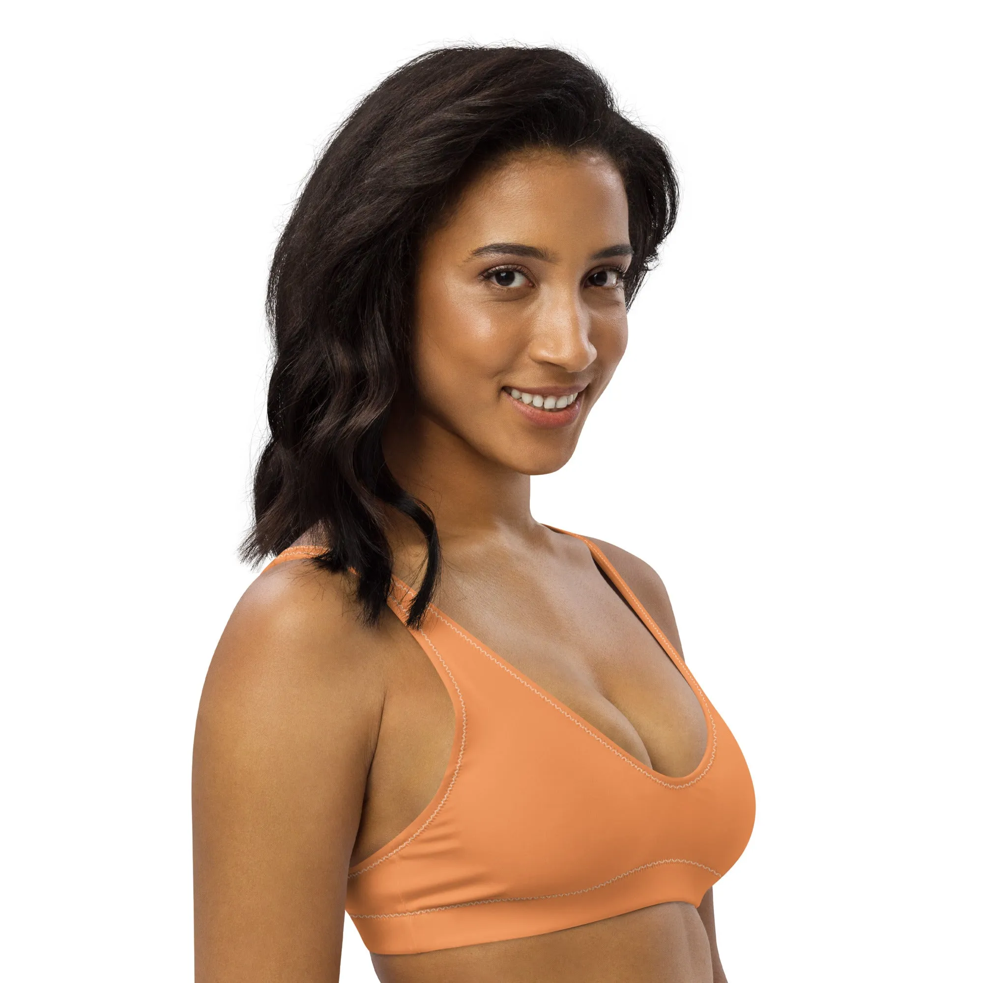 Lesbian Solid Athletic Bikini Top