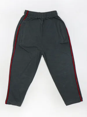 LF Boys Trouser 9Yrs - 14Yrs Jersey Plain Dark Grey