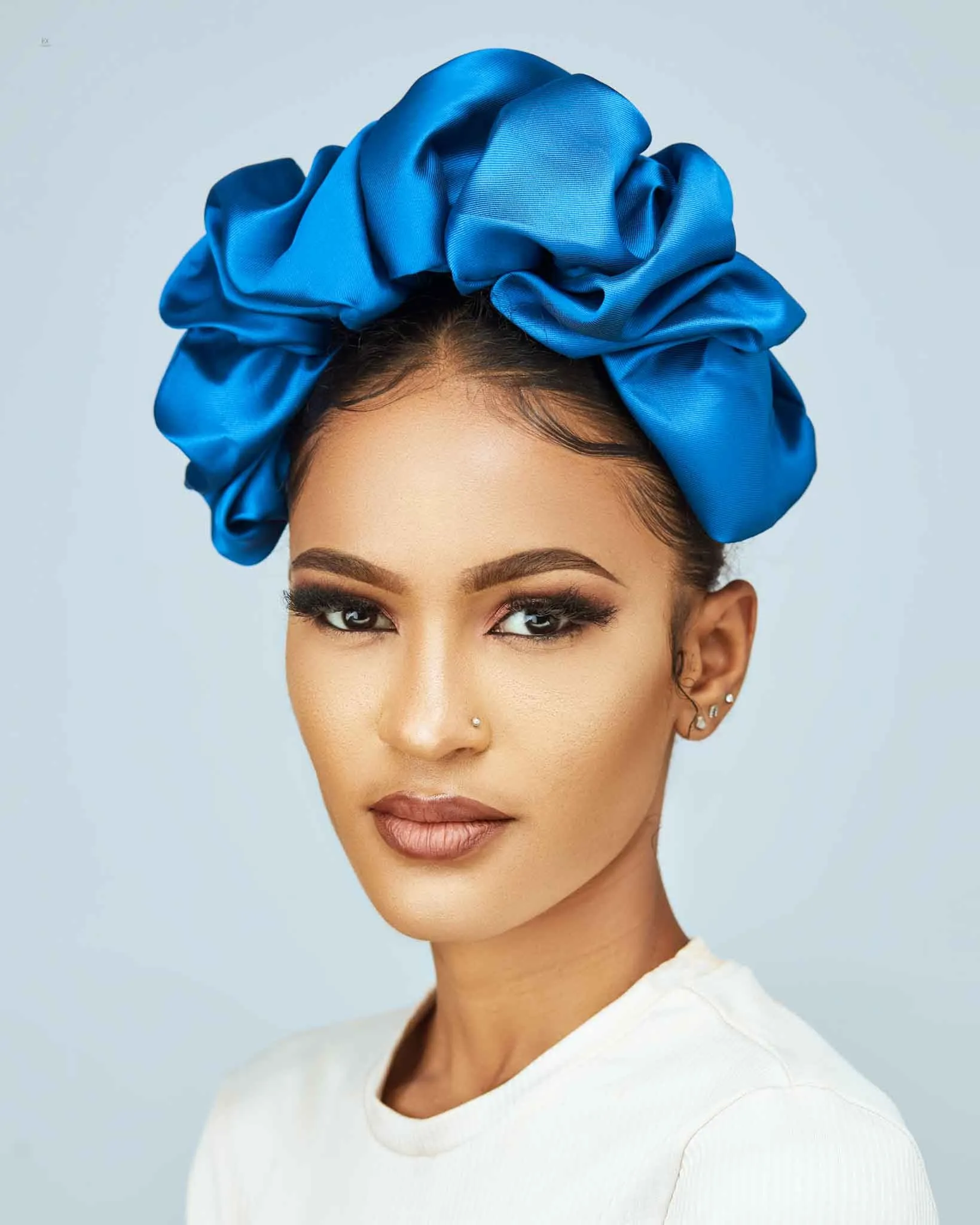 Marie Headband – Sapphire Blue