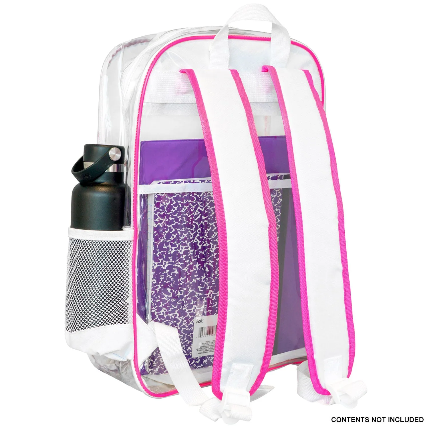 Meister All-Access Clear Backpack - Pink / White