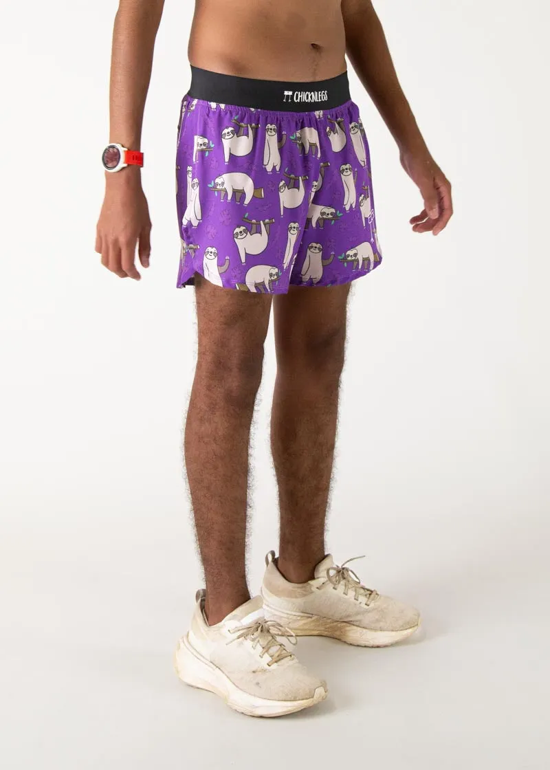 Men's Sloths 4" Half Split Shorts