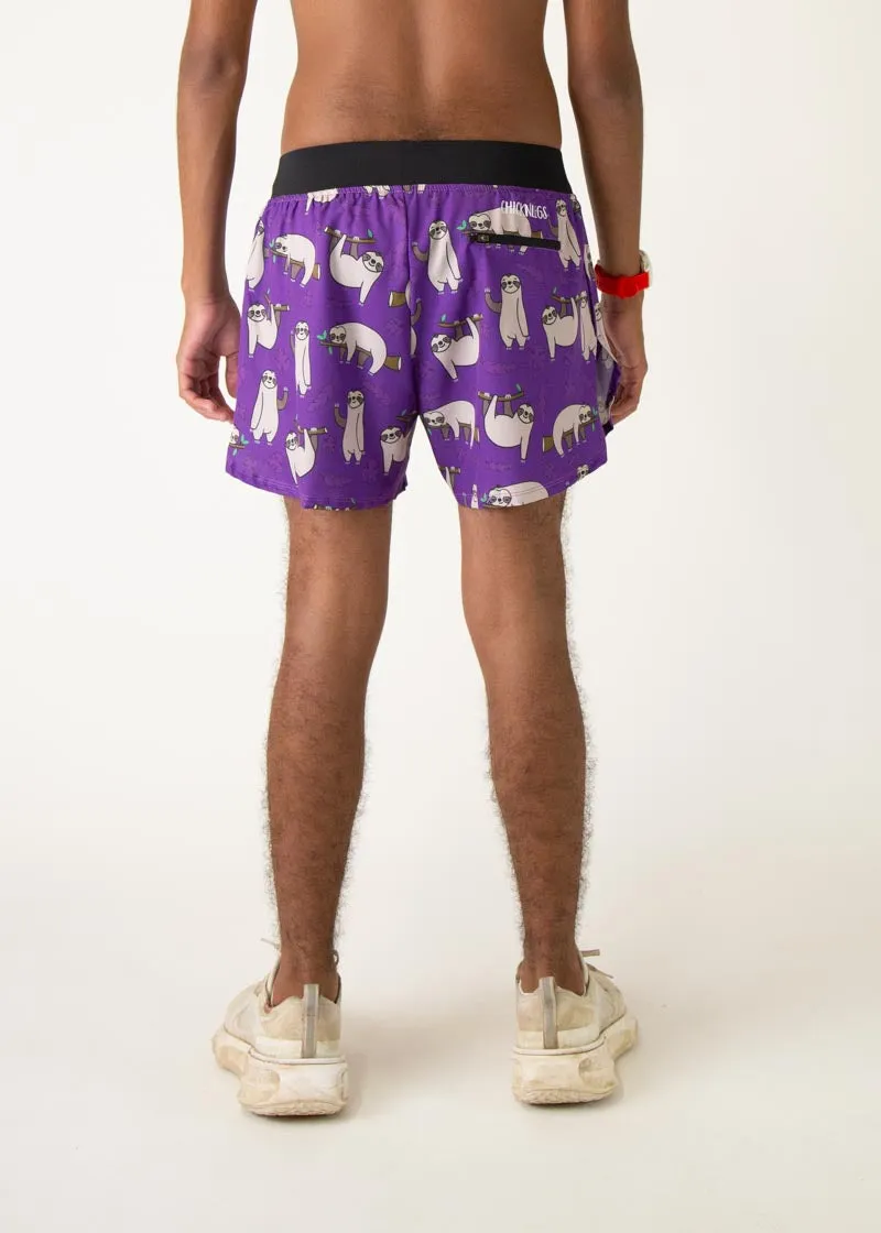 Men's Sloths 4" Half Split Shorts