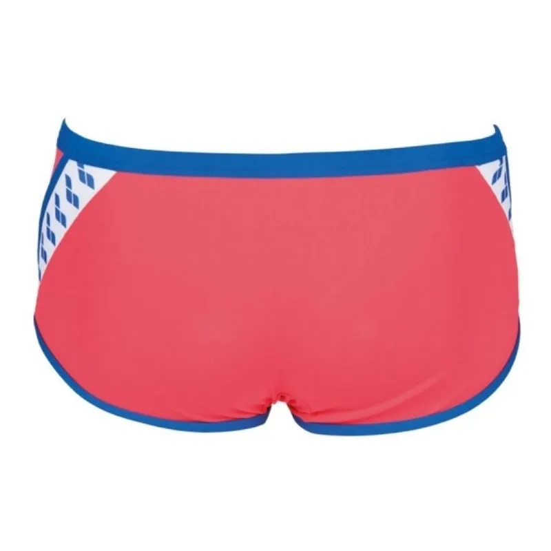 MEN'S TEAM STRIPE LOW WAIST SHORTS - FLUO RED