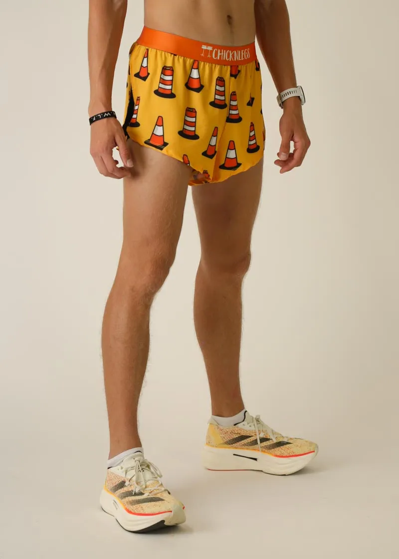 Men's Traffic Cones 2" Split Shorts