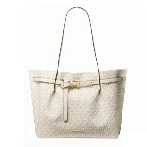 Michael Michael Kors Emilia Large Logo Tote, white