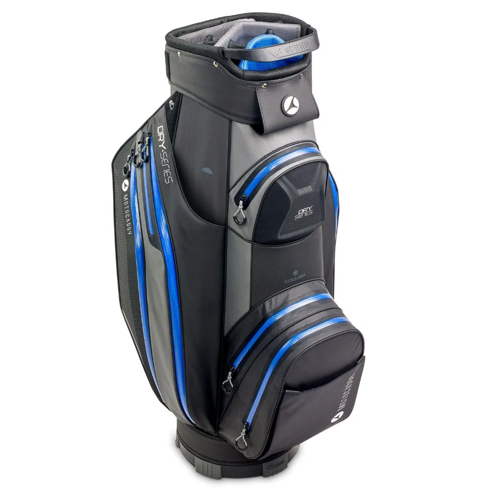 Motocaddy Dry Series Golf Cart Bag 2024 - Charcoal Blue