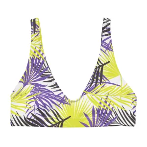 Non-Binary Palm Athletic Bikini Top