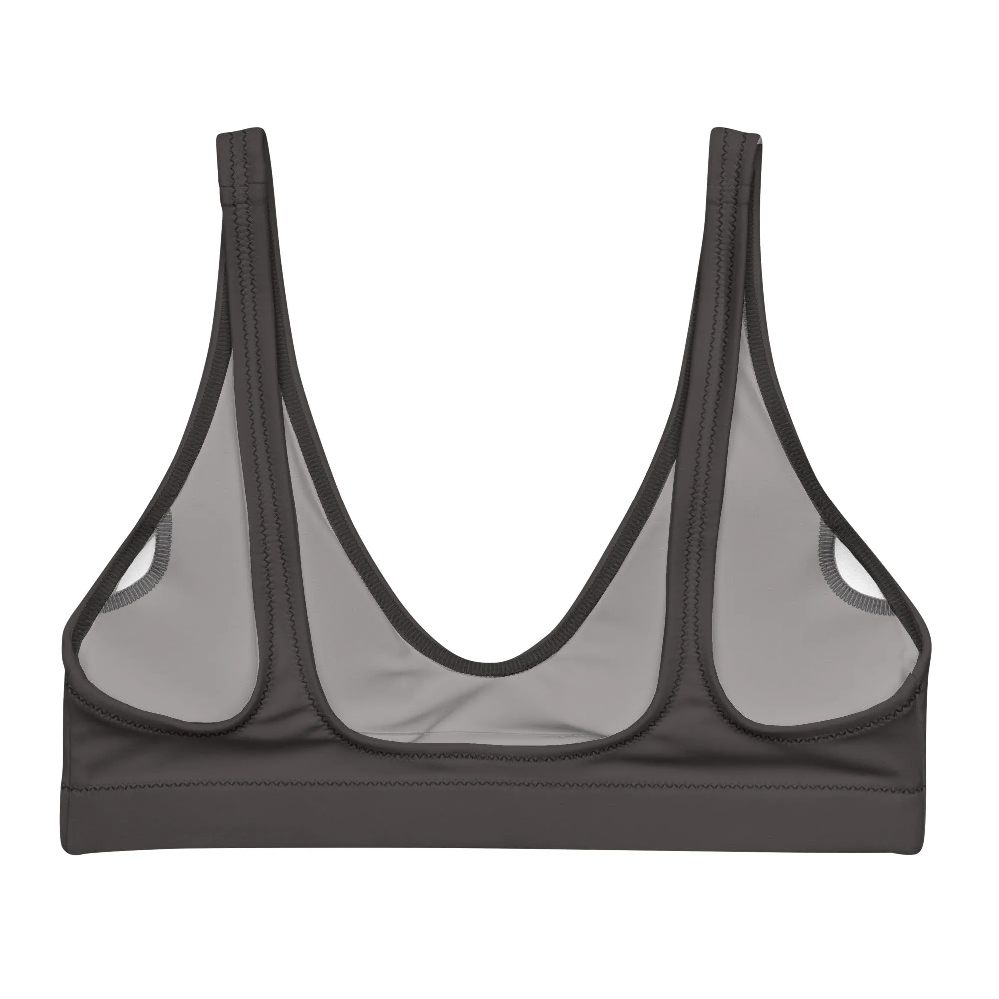 Non-Binary Solid Athletic Bikini Top