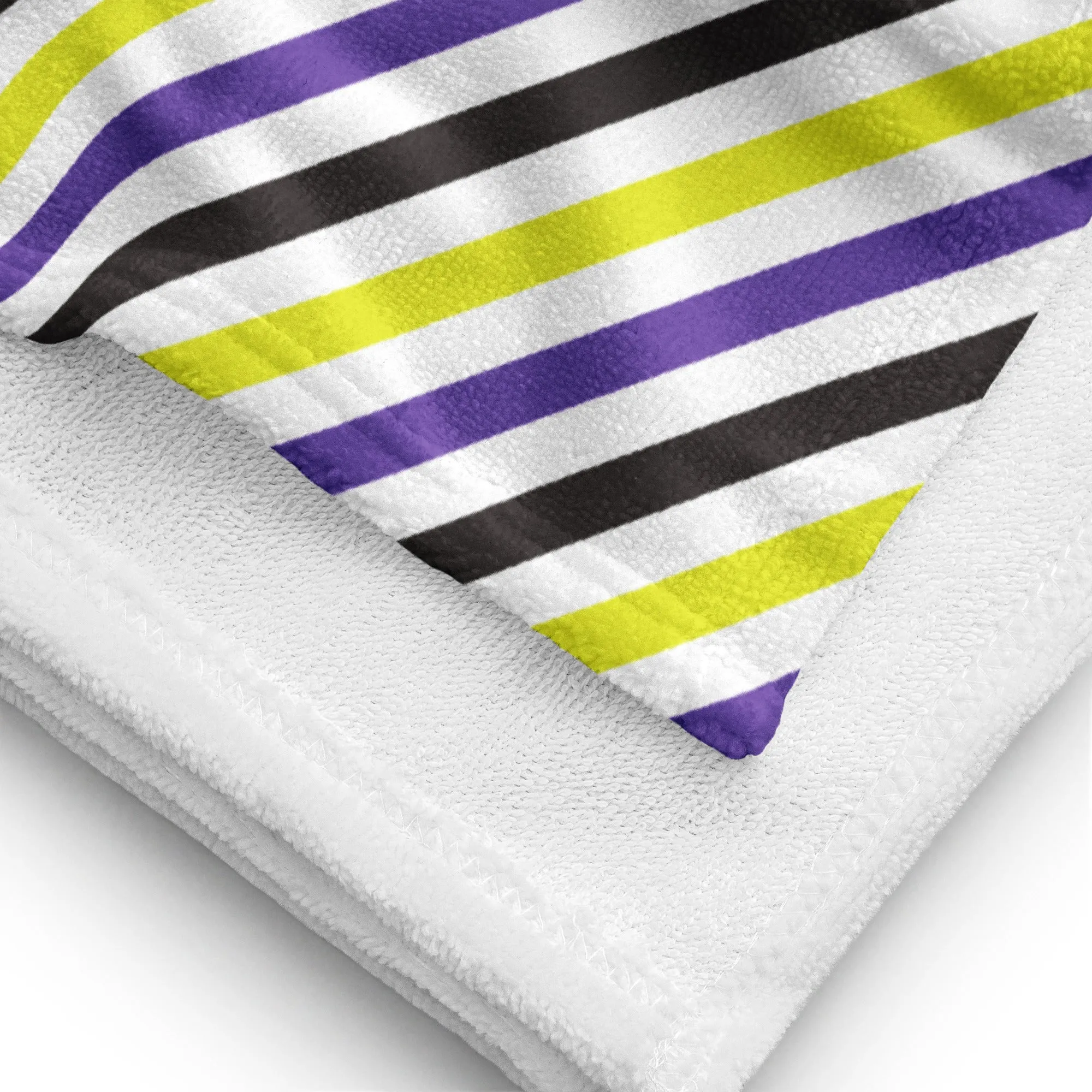 Non-Binary Stripe Beach Towel