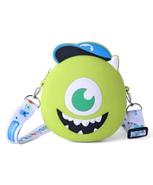 PEBBLES MONSTER SILICON SLING BAG - GREEN