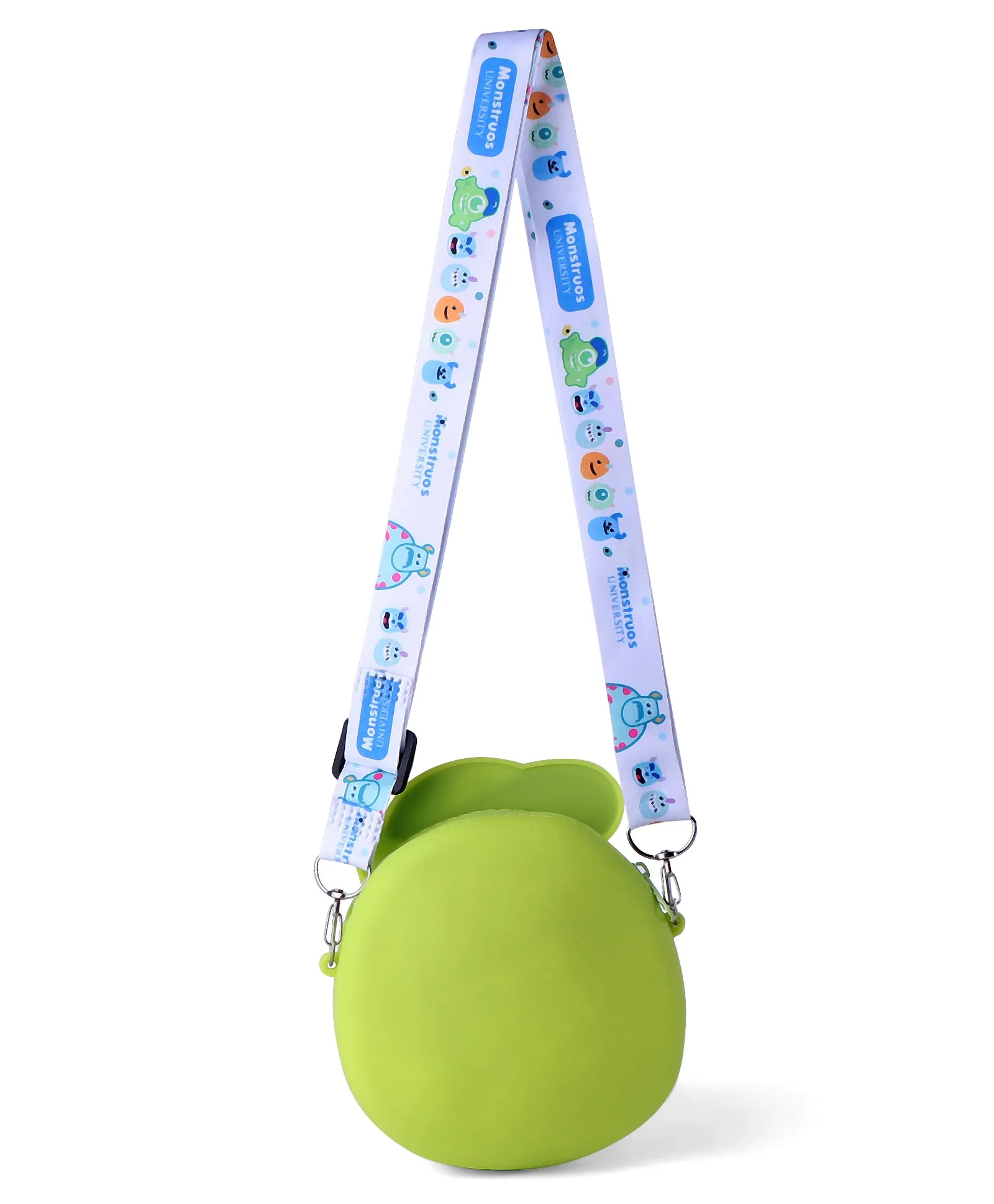 PEBBLES MONSTER SILICON SLING BAG - GREEN