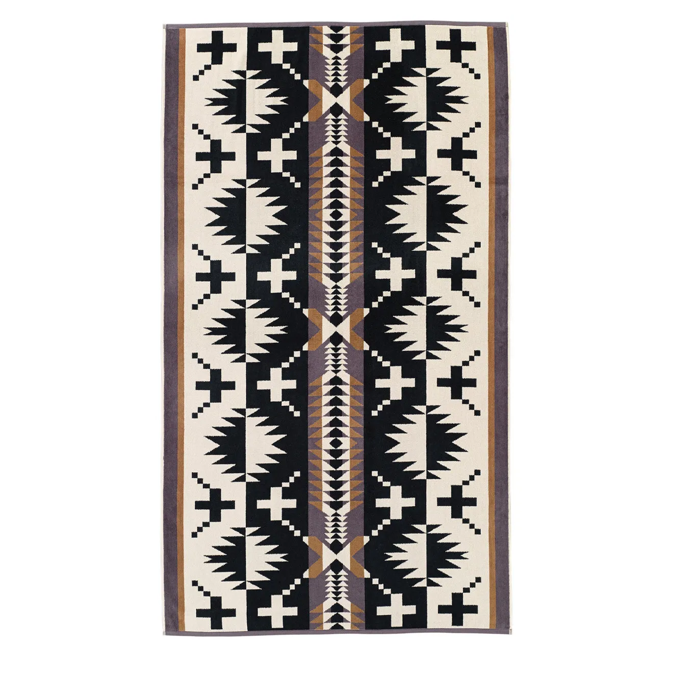 Pendleton Cotton Spider Rock Black Towel Multi