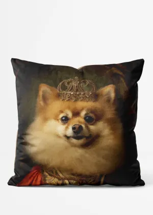 Pomeranian Animal Portrait Cushion