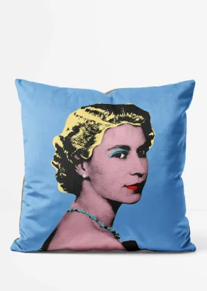 Pop Art Queen Jubilee Cushion