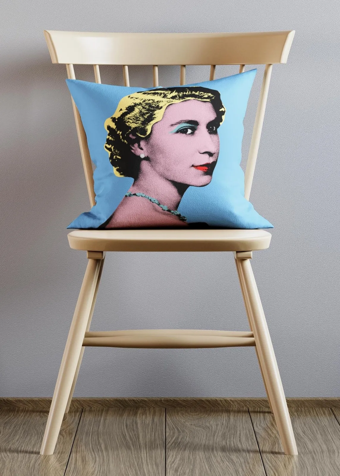 Pop Art Queen Jubilee Cushion