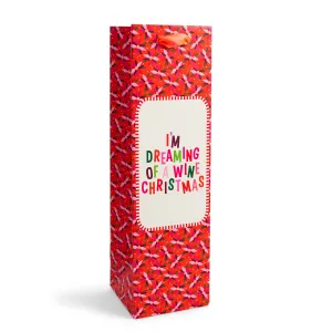 "I'm Dreaming of a Wine Christmas" Wine Bag