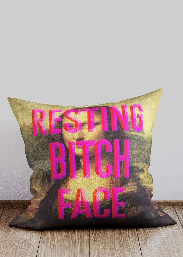 Resting Bitch Face Cushion