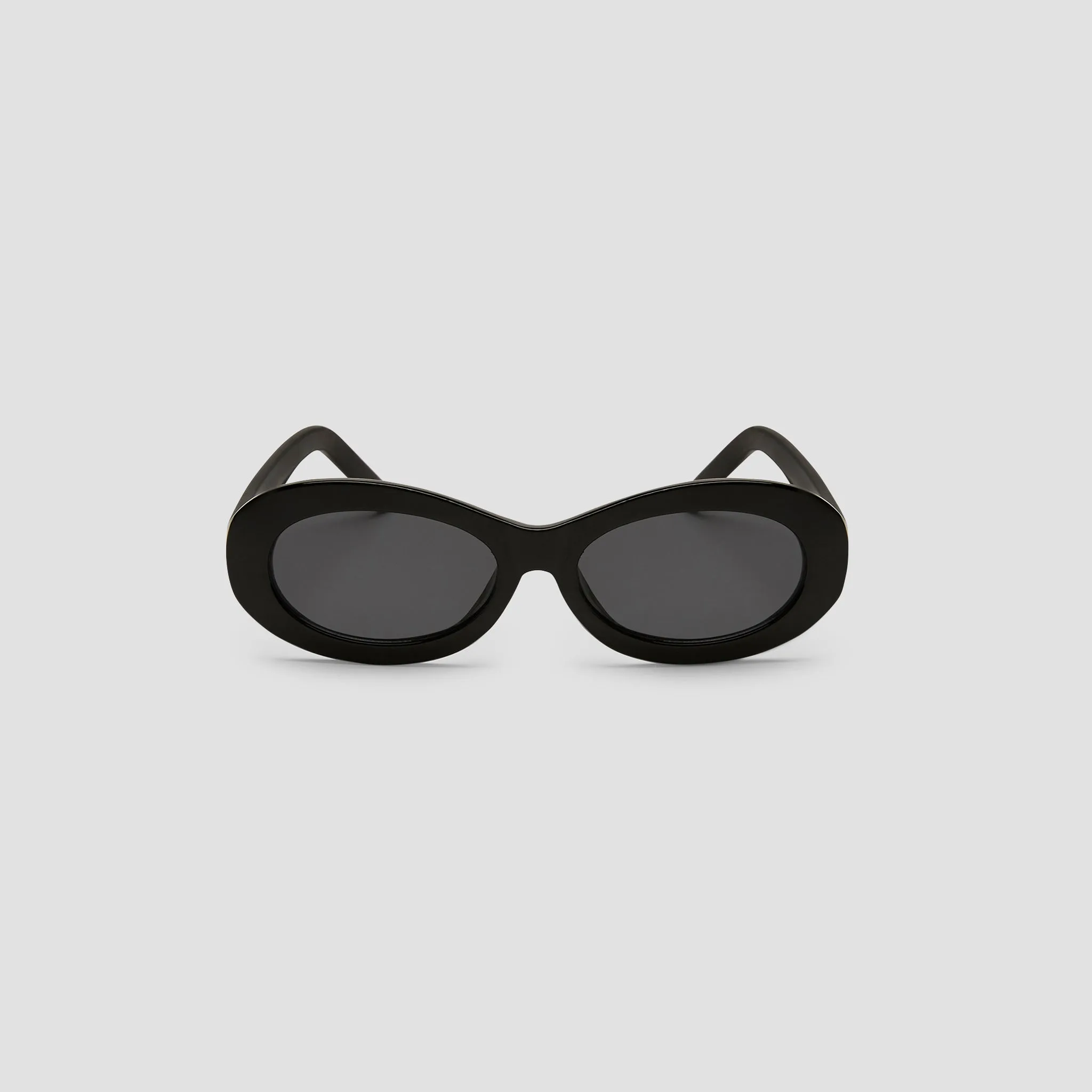 Retro Black Round Sunglasses