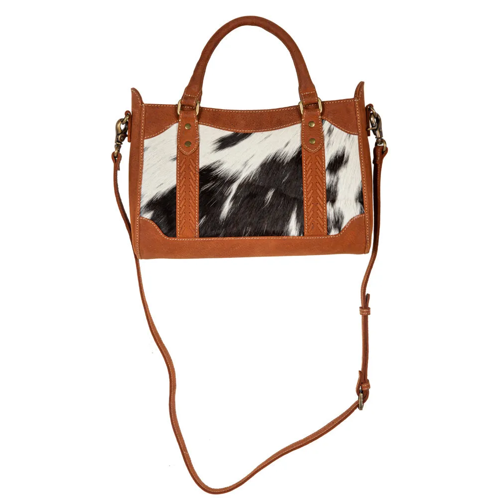 Samson Trails Accent Shoulder Leather Hairon Bag