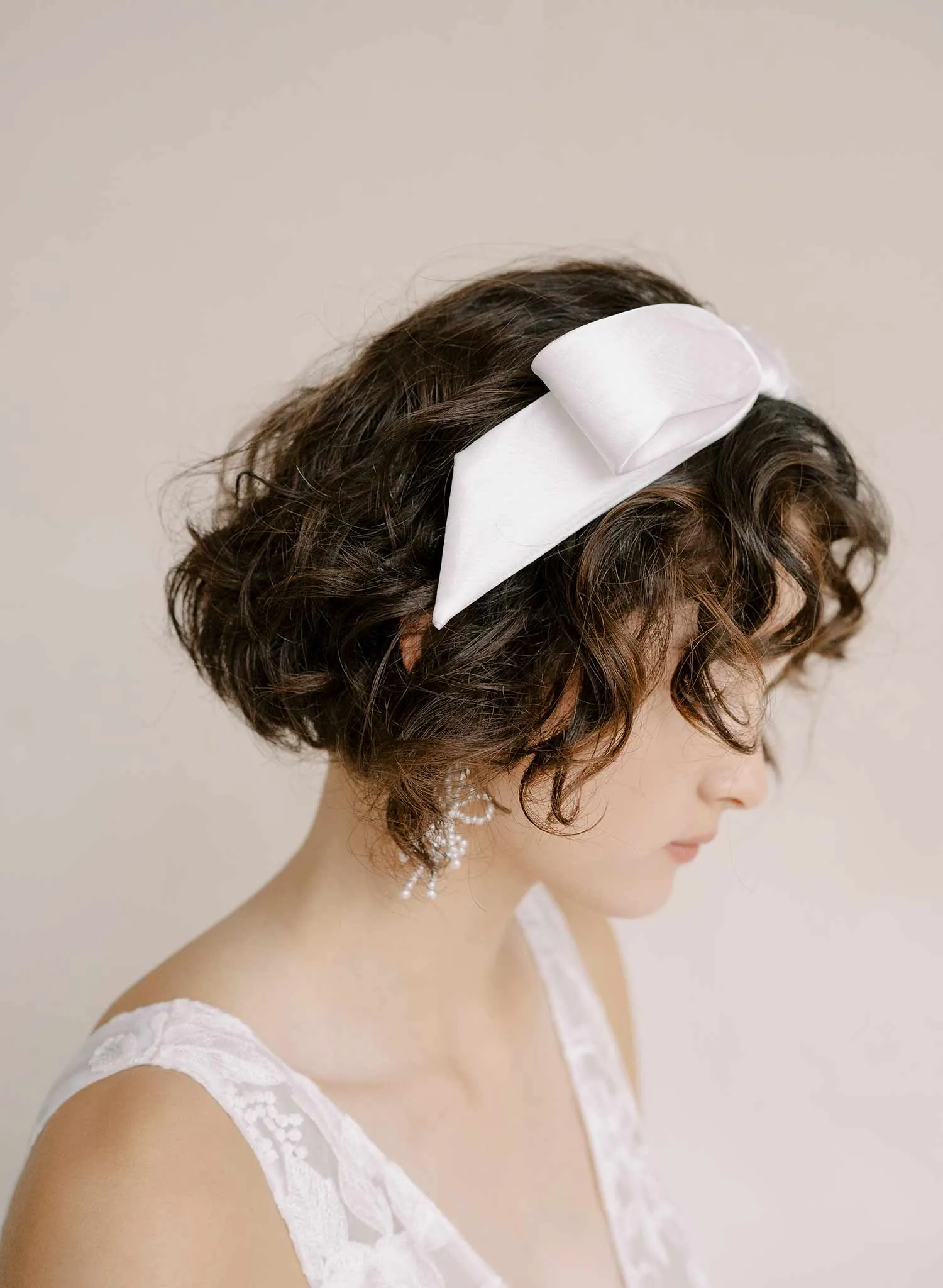 Silk bridal headband - Style #2354