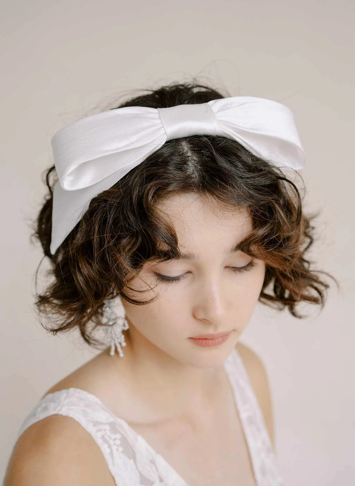 Silk bridal headband - Style #2354