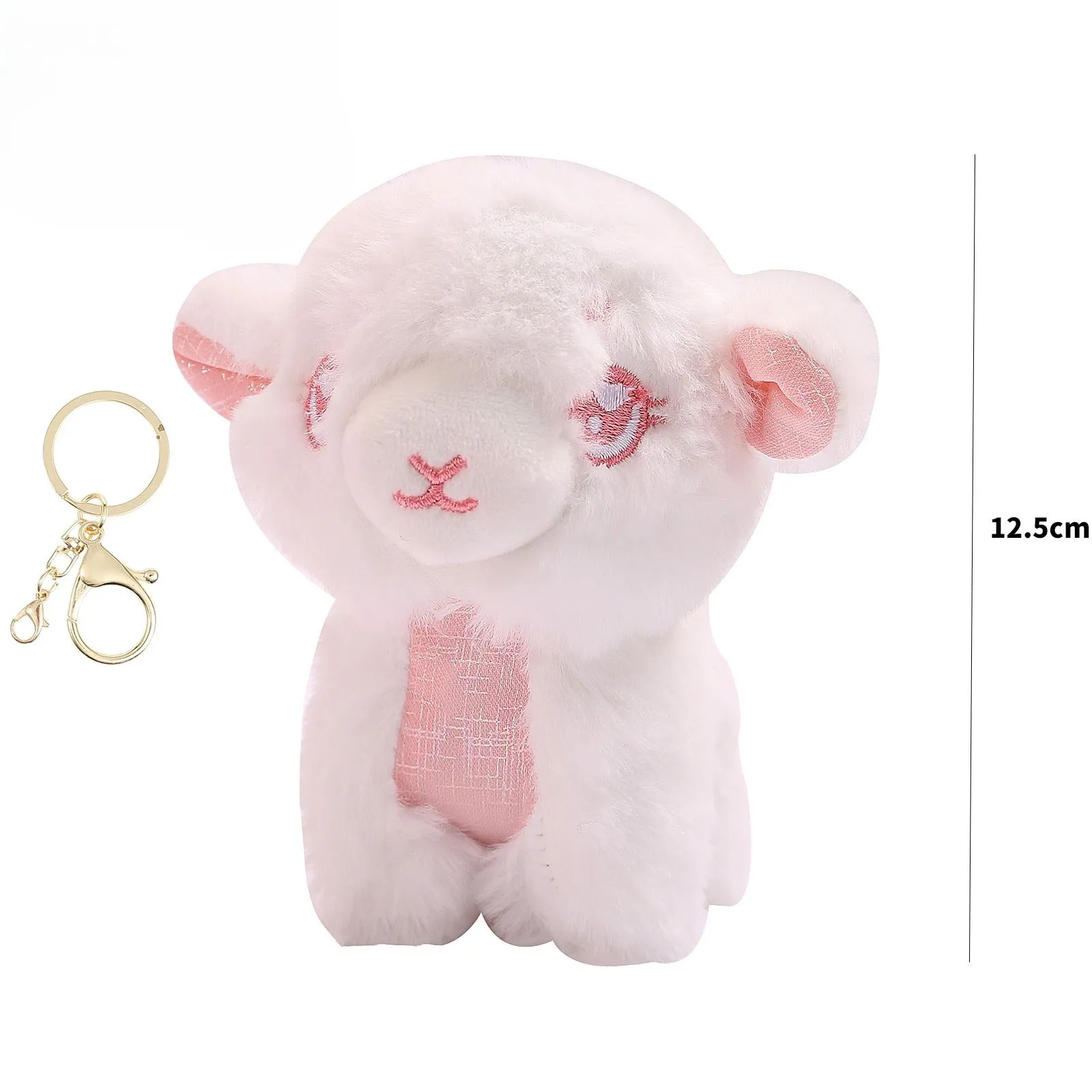 Small Sheep Soft Toy Keychain