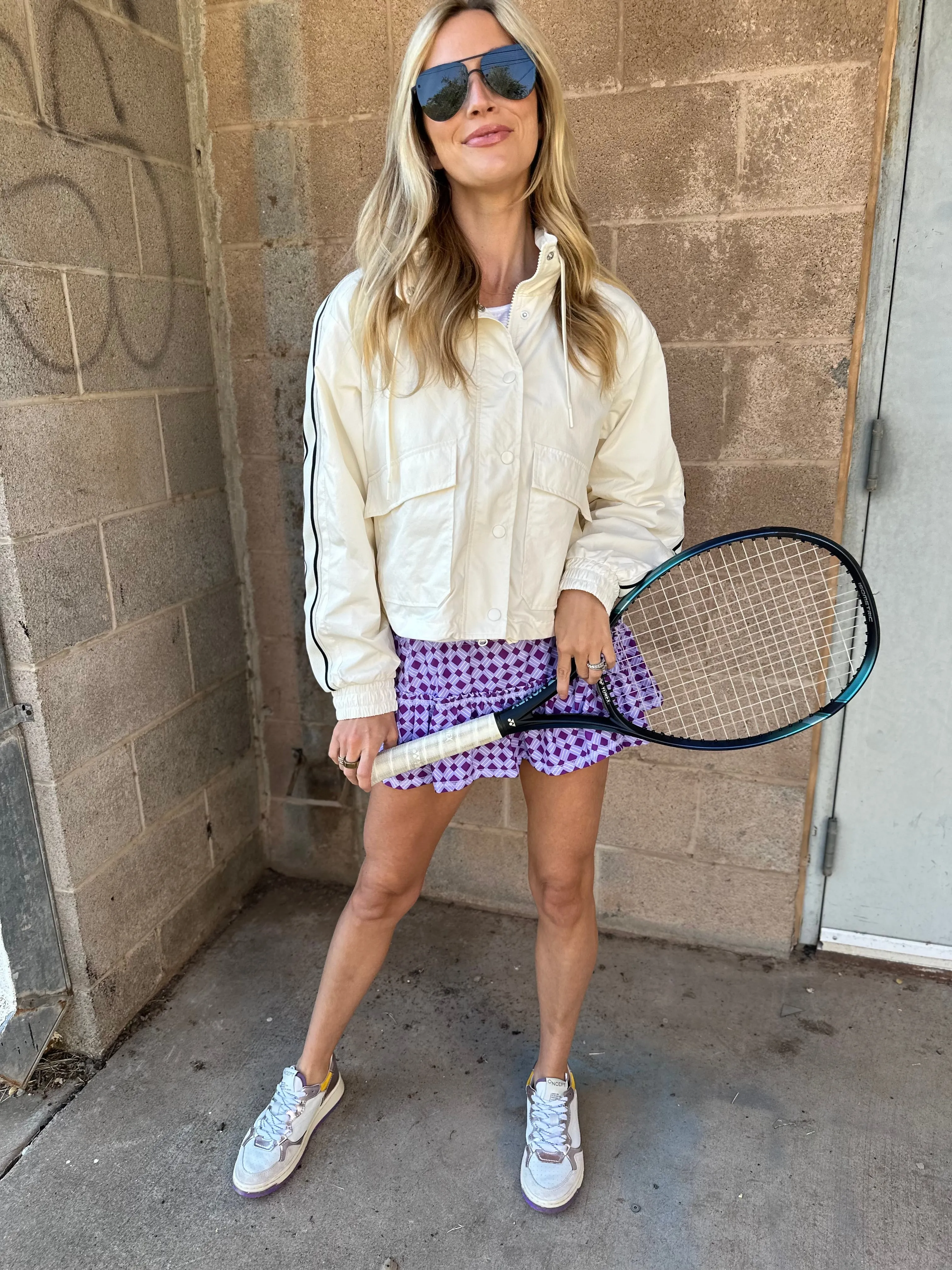 The Bubble | Lawley Skirt - Butterfly Purple Plaid