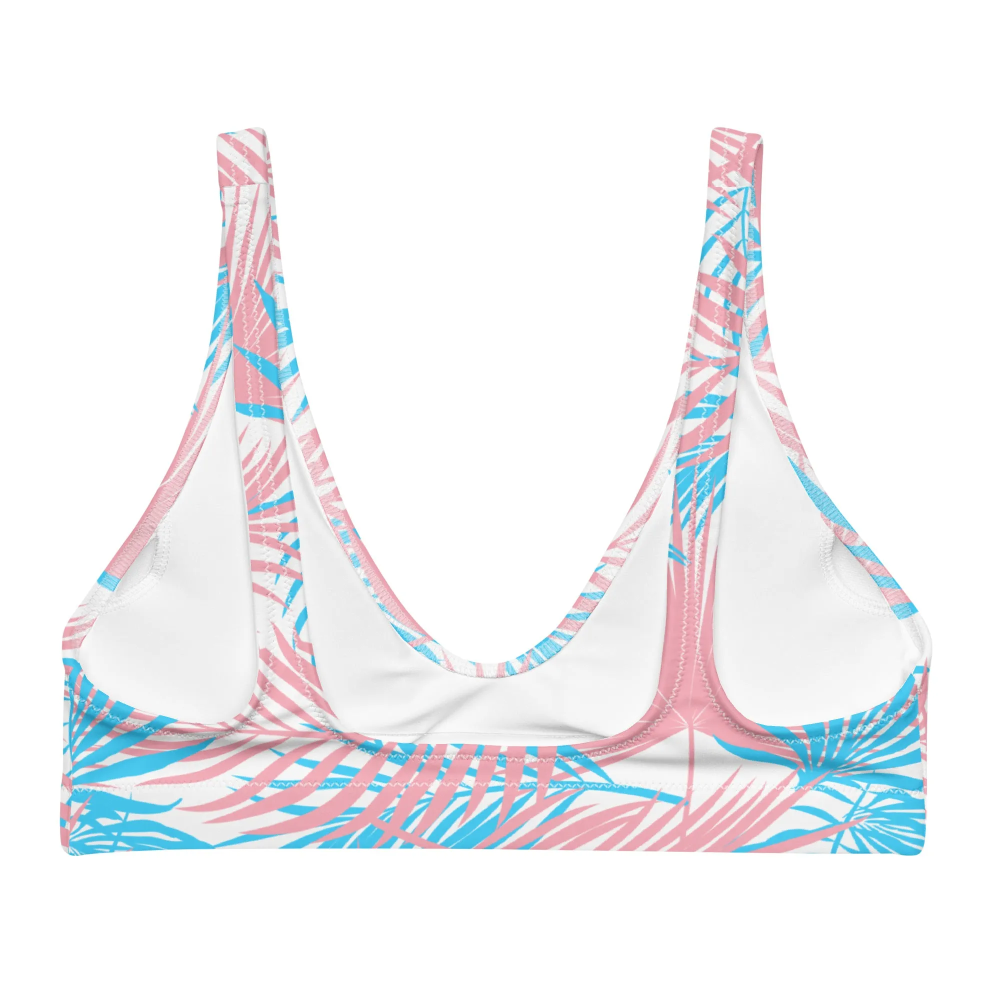 Transgender Palm Athletic Bikini Top