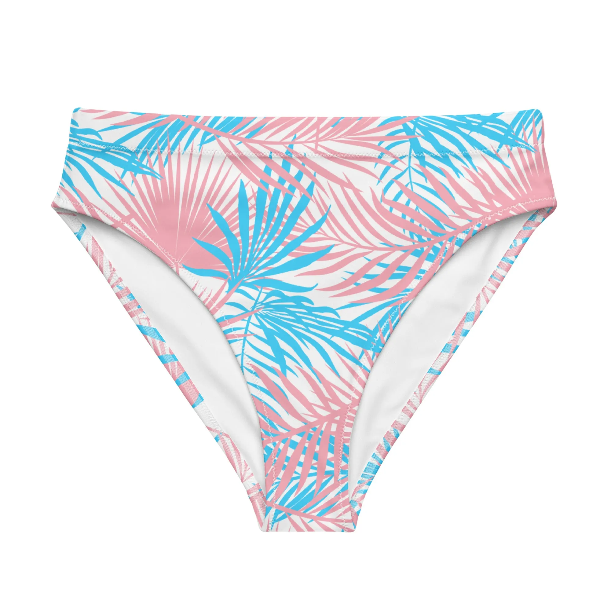 Transgender Palm High-Waisted Athletic Bikini Bottom