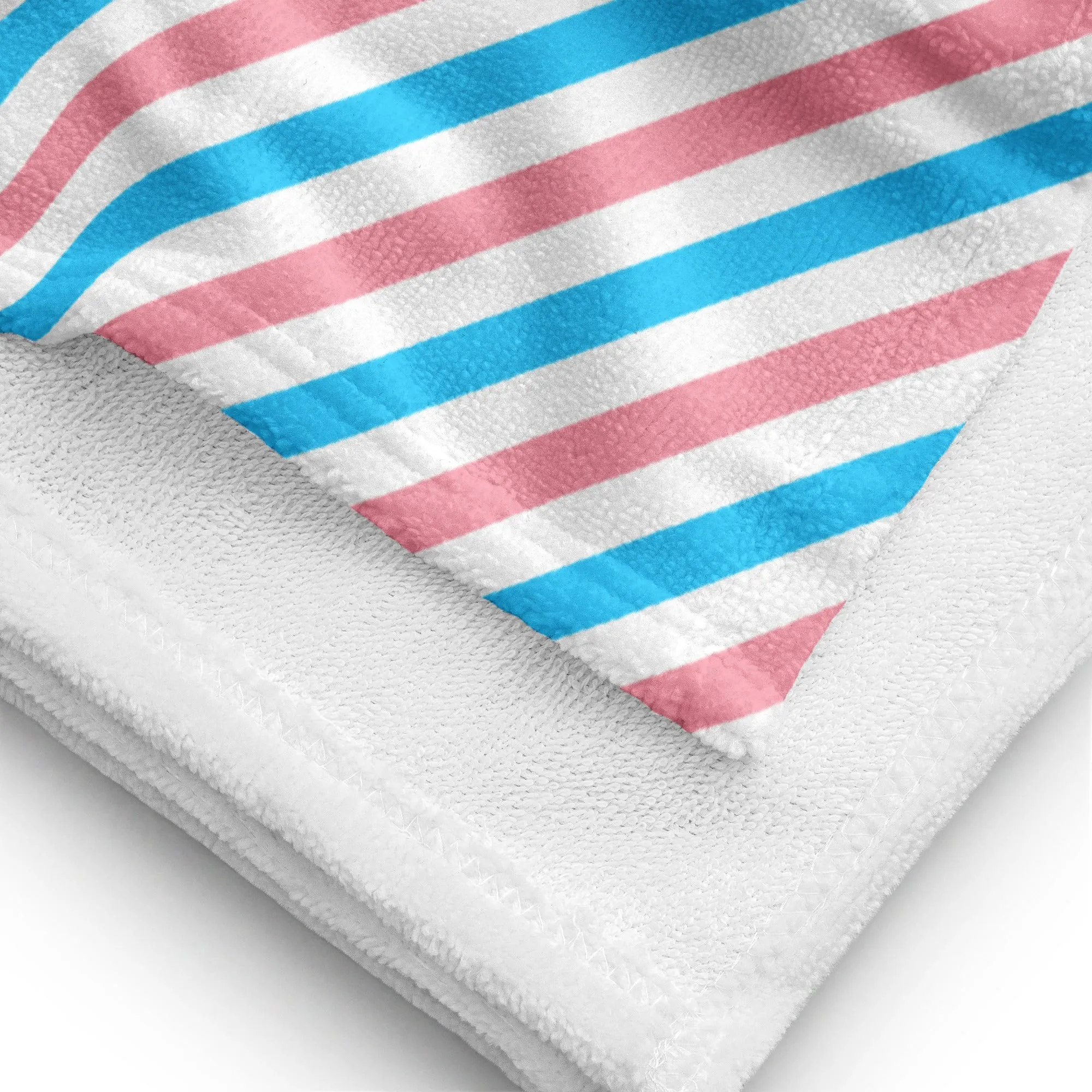 Transgender Stripe Beach Towel