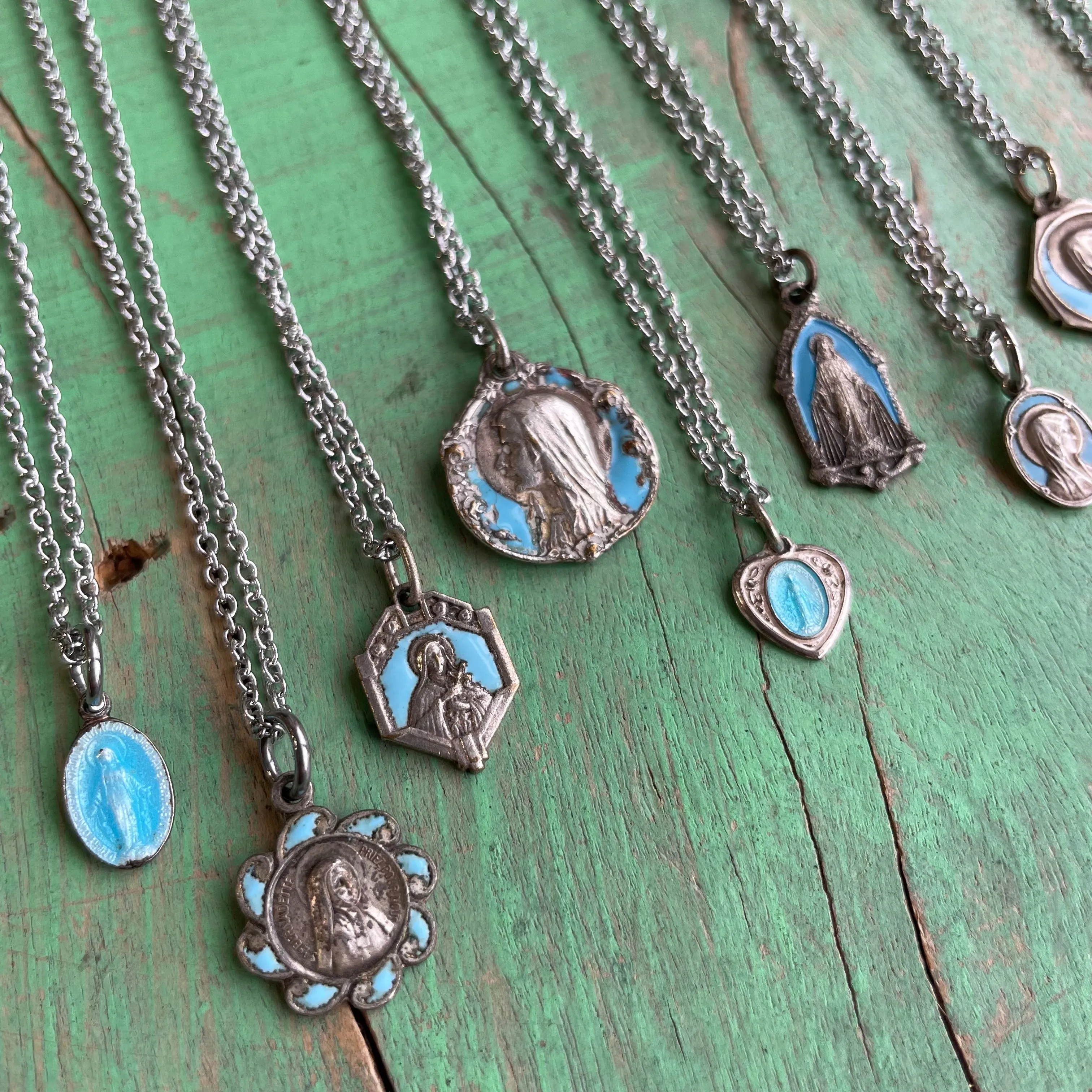 Vintage Medal Necklaces