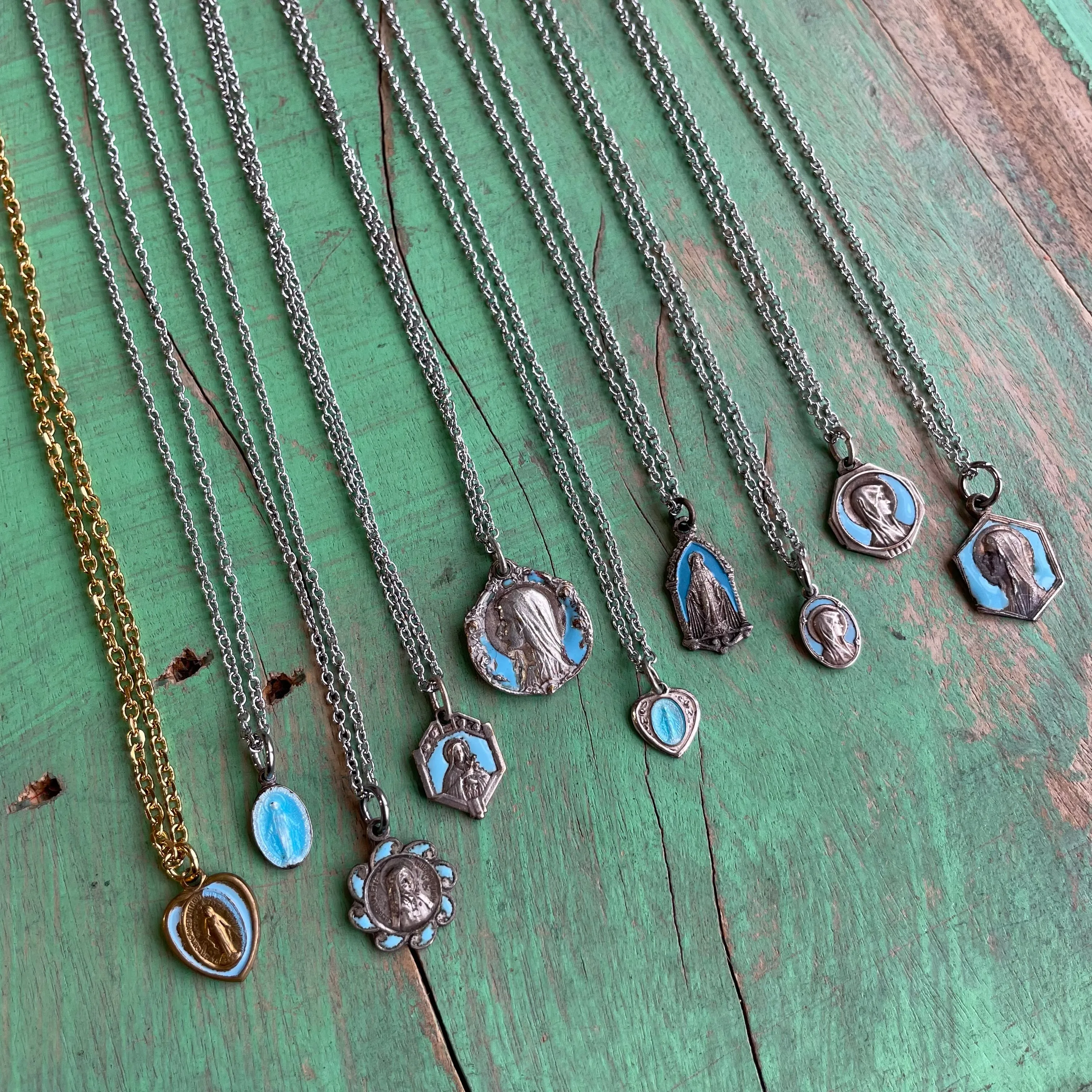 Vintage Medal Necklaces