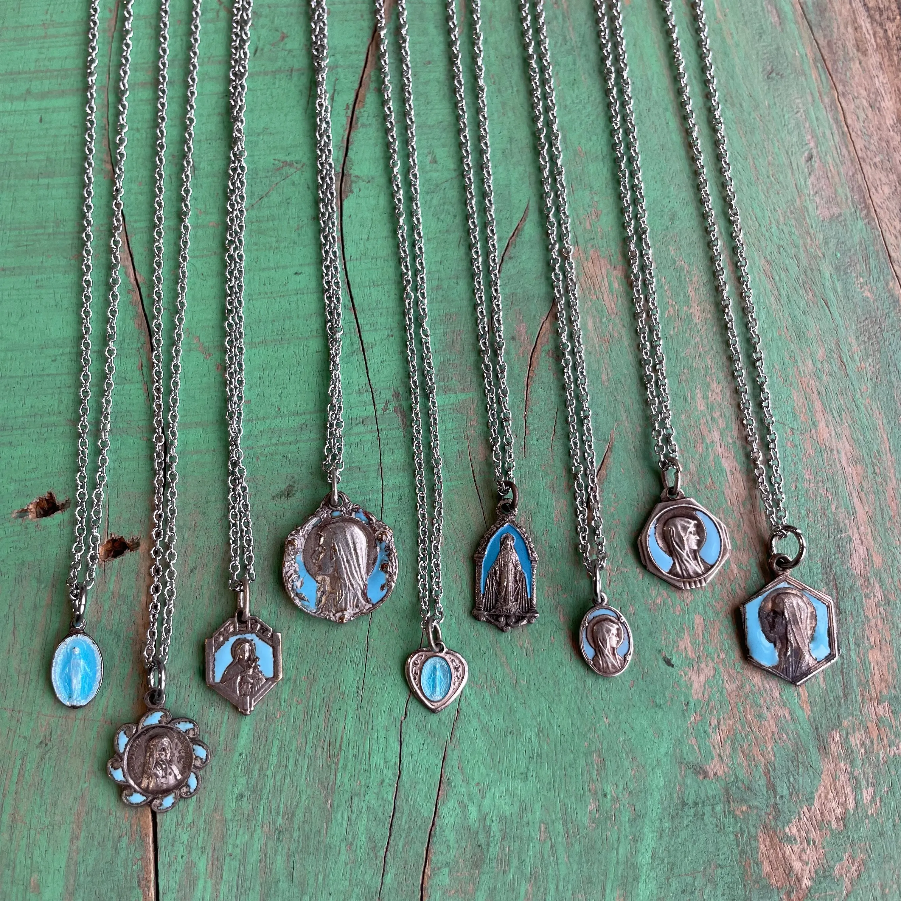 Vintage Medal Necklaces