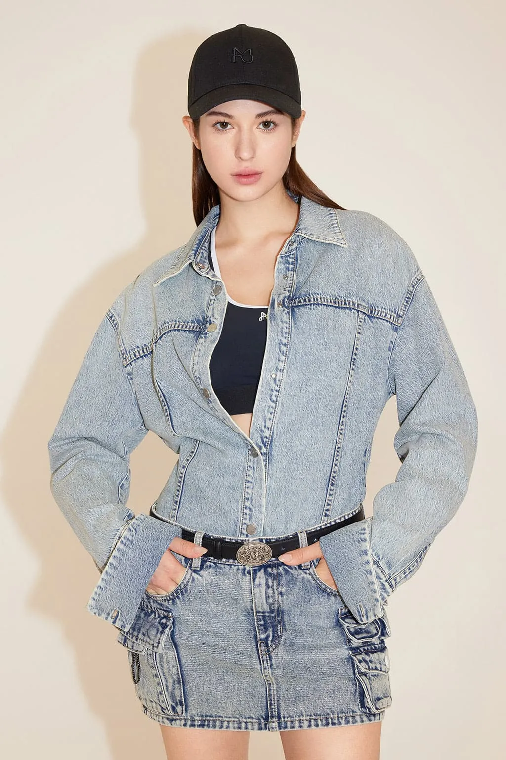 Vintage Style Denim Shirt