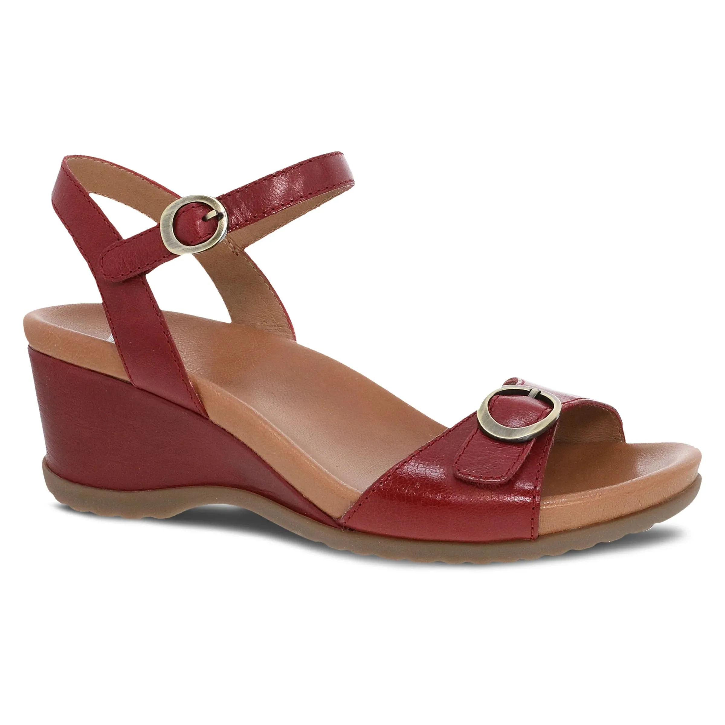 Women's Arielle Glazed Leather Sandal