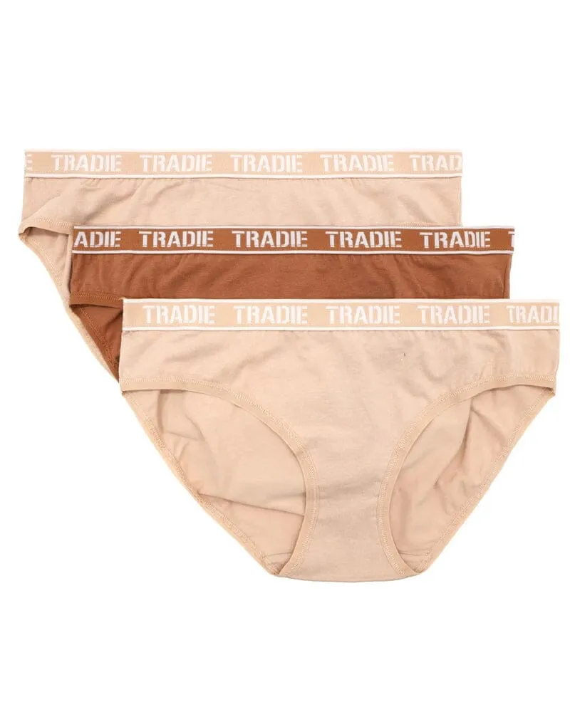 Womens Bikini 3pk - Neutrals