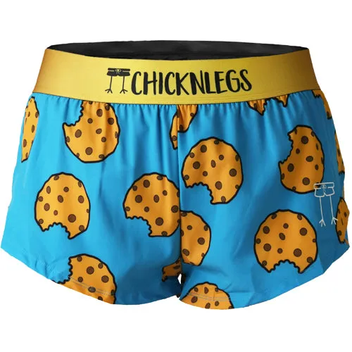 Women's Chocolate Chip Cookies  1.5" Split Shorts