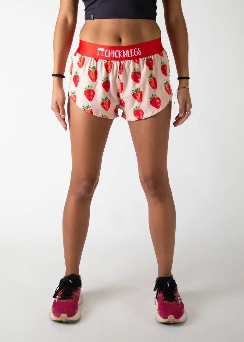 Women's Strawberry Szn 1.5" Split Shorts