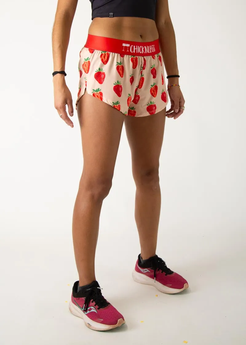 Women's Strawberry Szn 1.5" Split Shorts