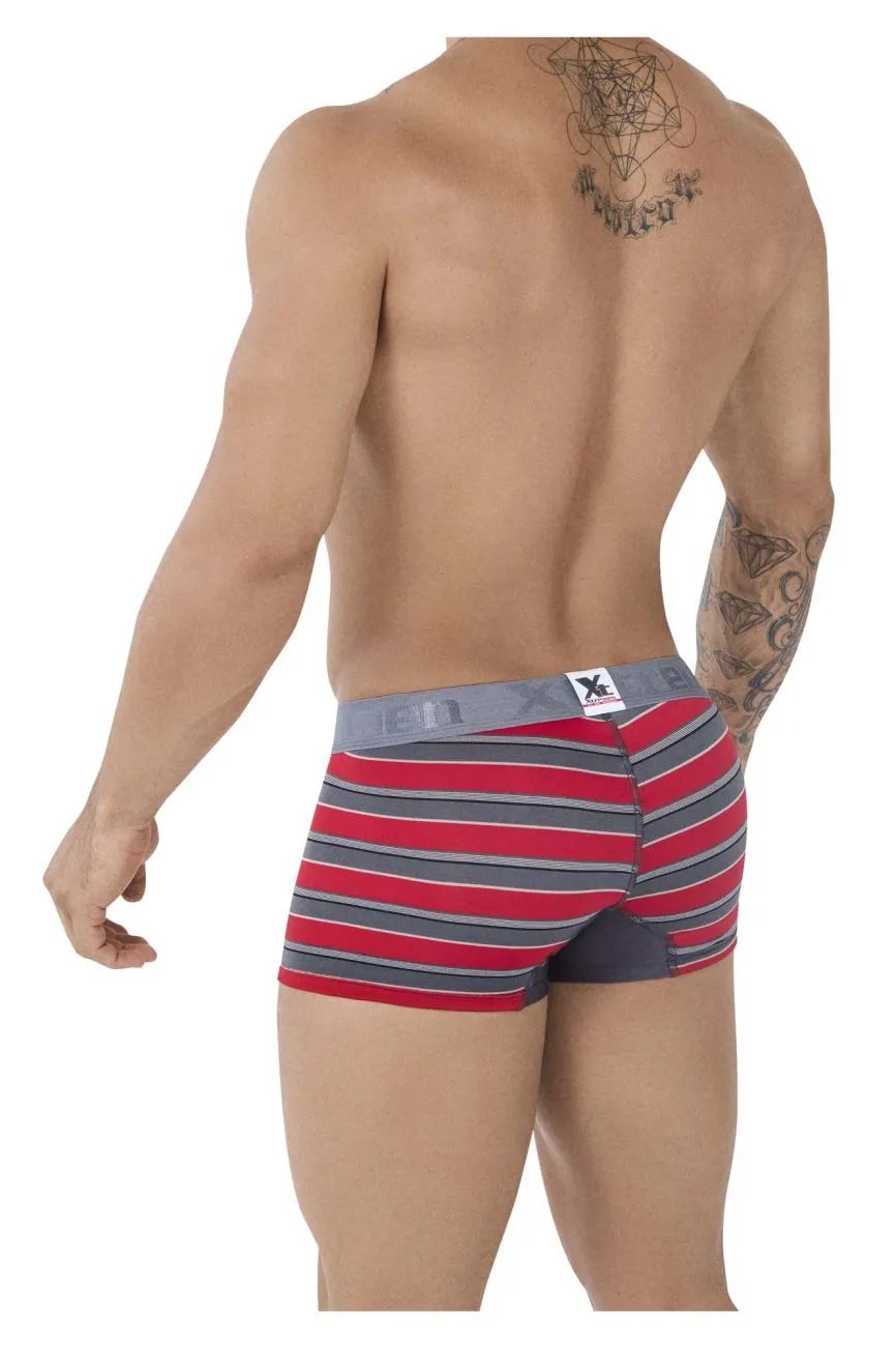 Xtremen 51475C Microfiber Athletic Trunks Color Red